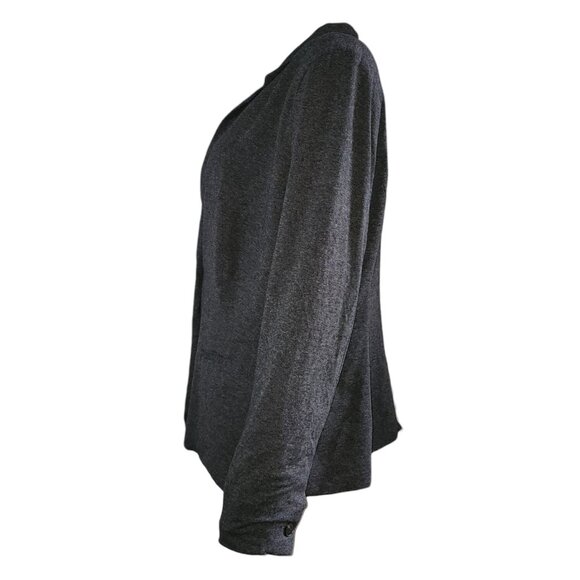 Old Navy Blazer Jacket Womens Size XL Grey Gray Business Career Stretchy Work - Picture 2 of 5